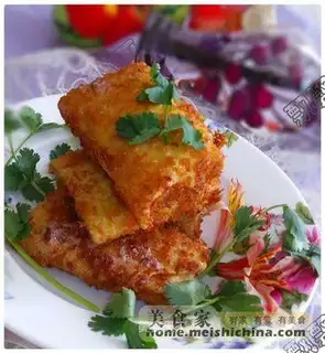 Private crispy tofu steak