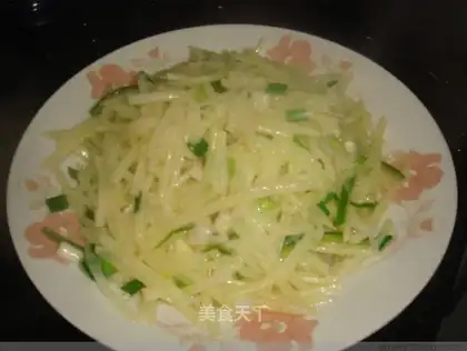 Garlic shredded potatoes