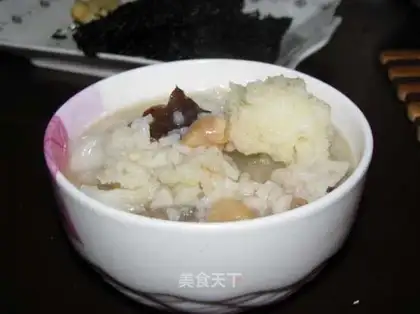 Warm salty porridge