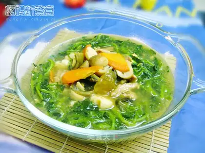 Serve with watercress in soup