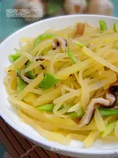 green pepper with potato