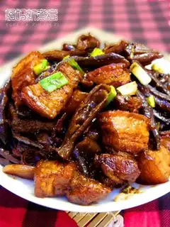roasted pork with green beans