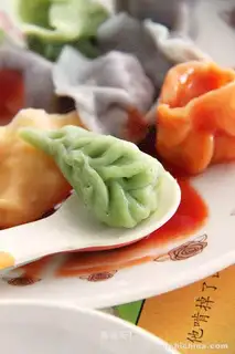 Colorful dumplings