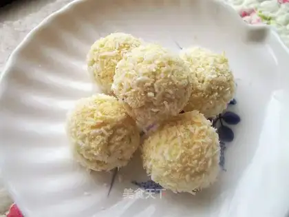 coconut silk protein ball