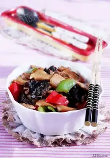 Mushroom with oyster sauce