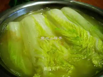 Chicken soup, baby vegetables