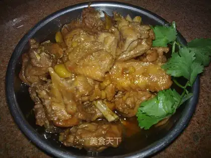 Braised duck with ginger