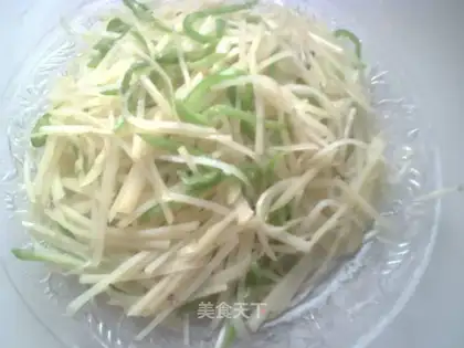green pepper with potato