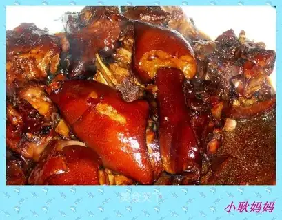 braised pork trotters