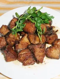 Braised Spanish mackerel