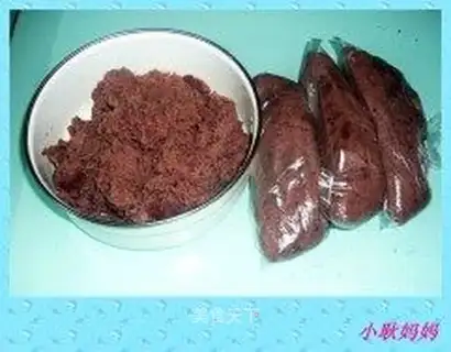 red bean paste