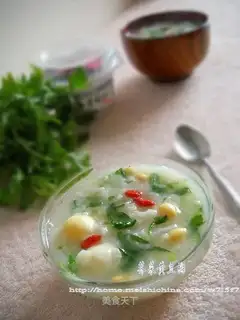 Shepherd's purse and soybean porridge