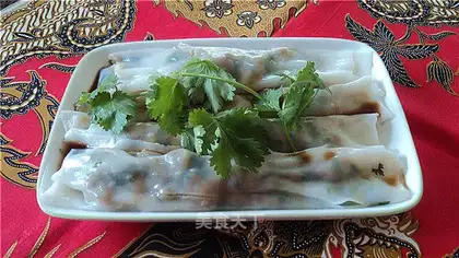 Steamed garlic and lean meat sausage