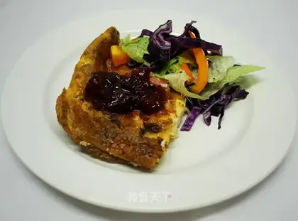 pork belly egg cake