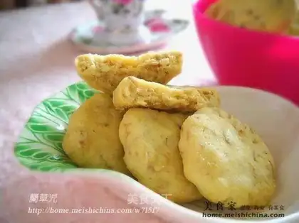 Microwave oatmeal cookies