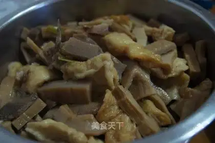 stir-fried bamboo shoots with tofu