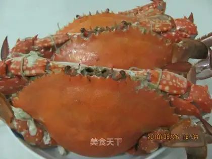 steamed crab