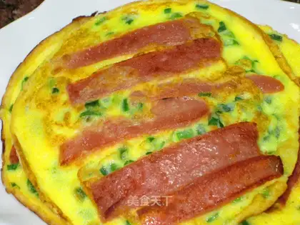 ham and egg pancakes