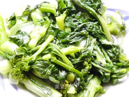 stir-fried Shanghai cabbage heart