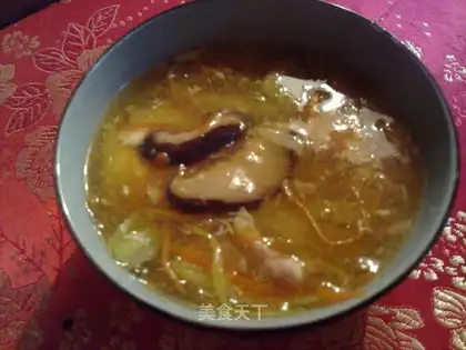 Cordyceps flower and mushroom soup
