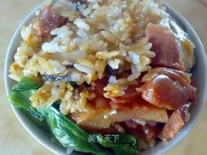 cured vegetable pot rice