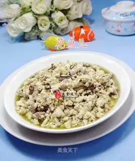 Olive pork and tofu