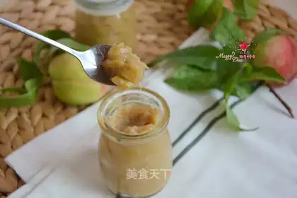 Delicious peach sauce