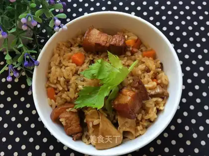 Red roast meat rice