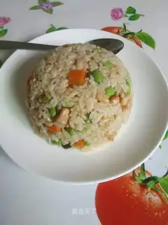 The salmon are full of beans
