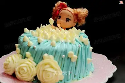 Bath doll cake