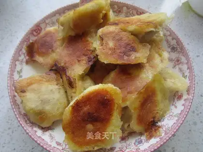 A pancake for a frying bag