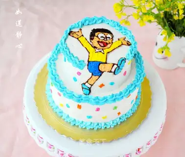 Nobita birthday cake