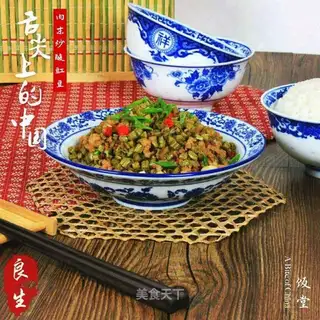 Sour bean fried meat