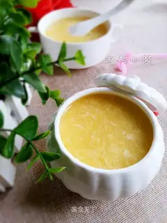 Corn eggflower sweet soup