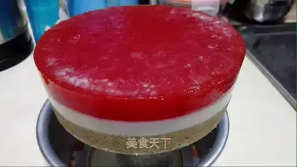 Watermelon yogurt mousse