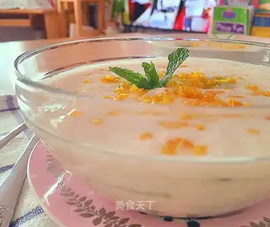 Fruit and yogurt