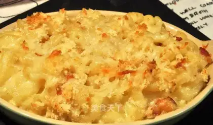 Condensed cheese sauce macaroni