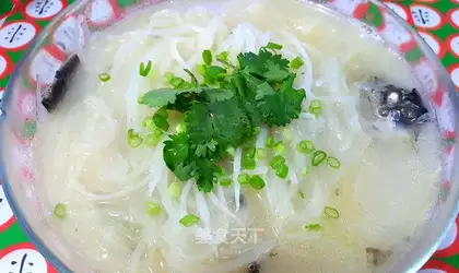 The radish gravy soup