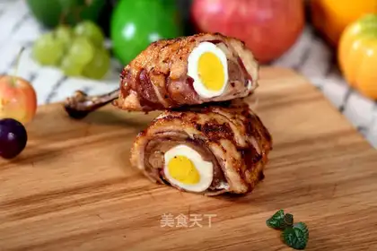 Roasted chicken legs