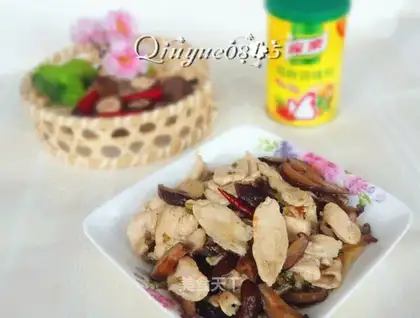 Chicken chip fried mushrooms
