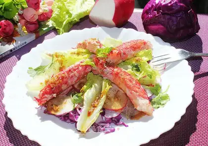 Crab salad