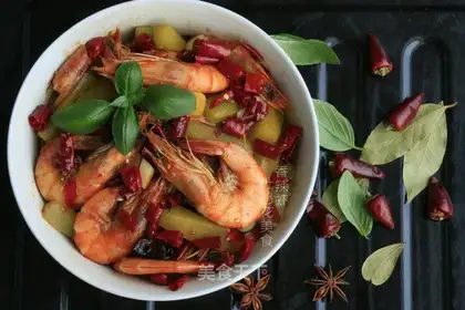 Spicy shrimp