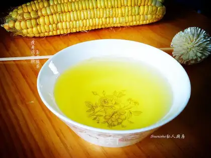 Corn shaving tea