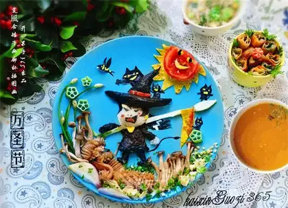 Halloween plates