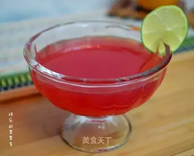 Watermelon lemon cocktail juice