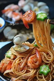 Seafood noodles