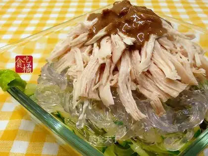 Chicken silk peel
