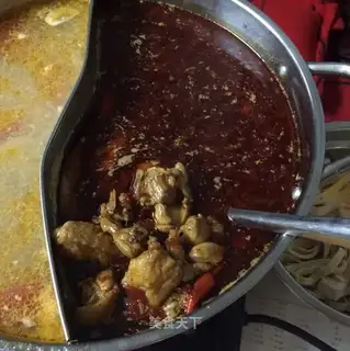 Spicy chicken pan