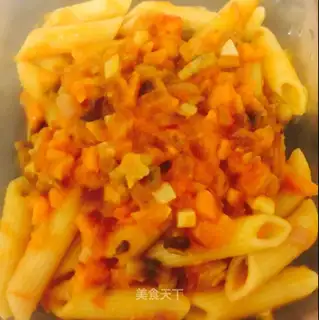 Tomato mushroom macaroni
