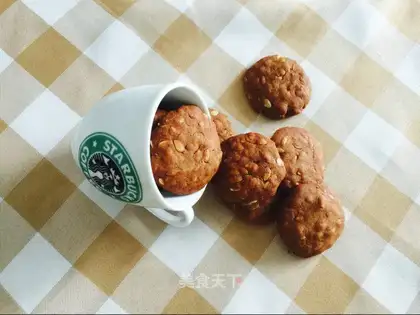 Red sugar oatmeal cookies